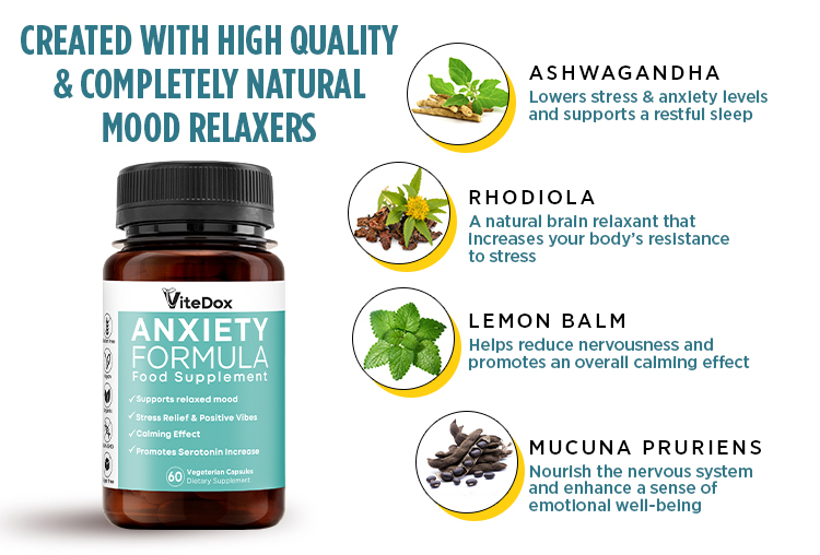 ViteDox Anxiety Formula | Food Supplement